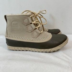 Sorel Out N About Duck Boot Gray Women's 6 NEW